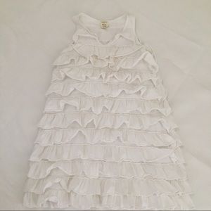 J. Crew Dresses - Crewcuts White Cotton Ruffle Dress J. Crew Dresses - Crewcuts White Cotton Ruffle Dress